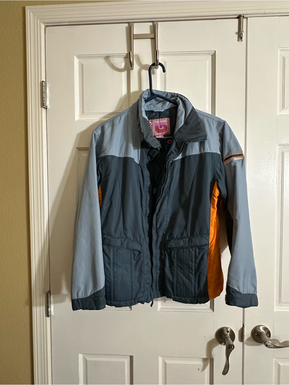Burton Blue, Gray & Orange Ski Jacket